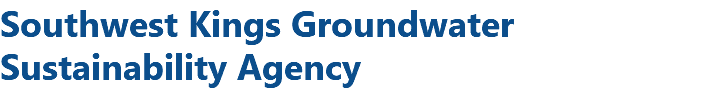 Southwest Kings Groundwater Sustainability Agency